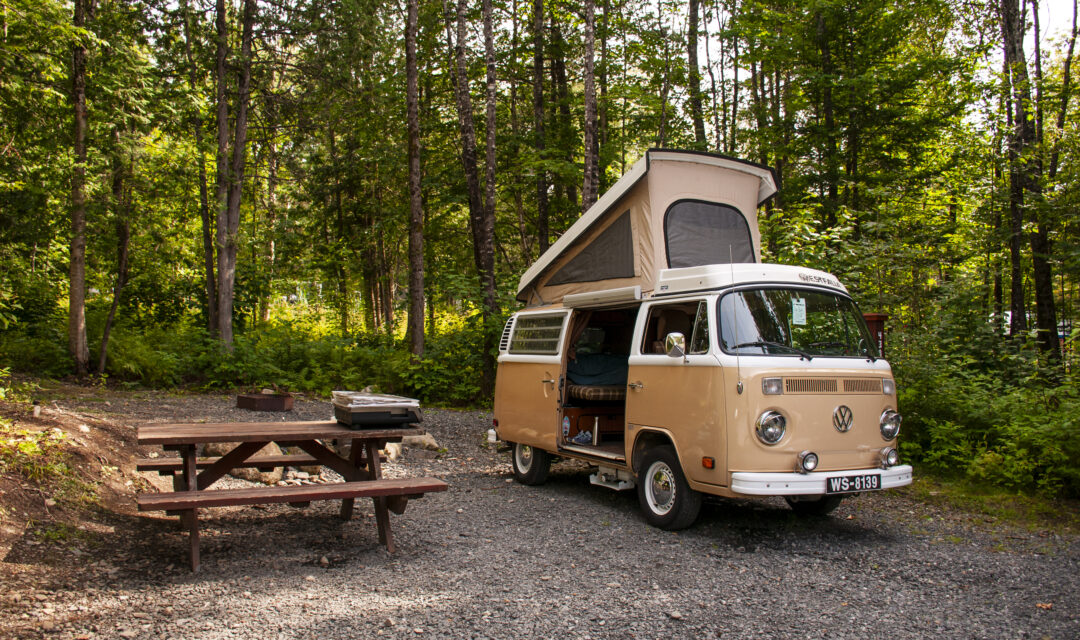 Camping Aventure Mégantic vanlife site 2 services